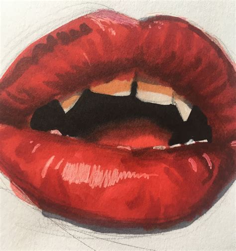 bibig drawing|17 Easy Lips Drawing Ideas For Beginners To Try.